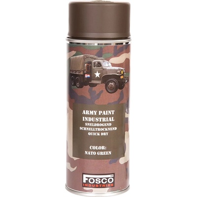 Farba vojenská v spreji RTX FOSCO 400 ml - NATO green