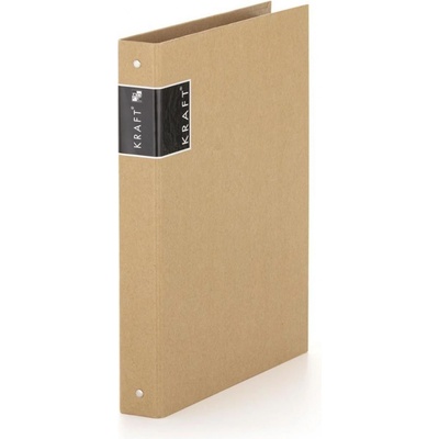 Karton P+P 2kroužkový pořadač Kraft nature - A4 4 cm hnědý – Zbozi.Blesk.cz