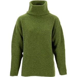 Sätila Дамски вълнен пуловер Sätila Women's Sandby Polo Sweater Wool jumper - Green Melange - размер XL (105-5747-0214)