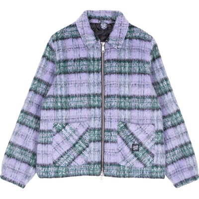 Santa Cruz Дамски поларен елек Santa Cruz Women's Harbour Jacket Fleece vest - Purple / Green Check - размер 10 (UK) (132-1458-0113)