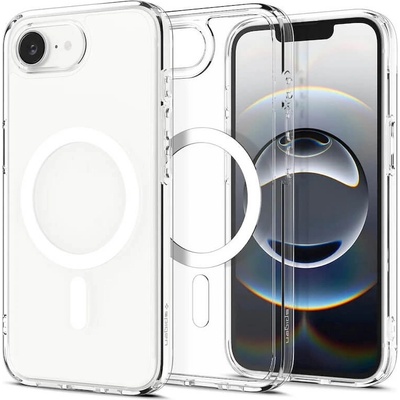 Spigen Хибриден кейс с висока степен на защита с MagSafe за iPhone 17e, iPhone 16e - Spigen Crystal Hybrid MagSafe Case (прозрачен) (ACS09128)