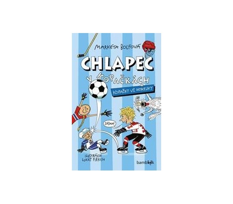 Chlapec v kopačkách