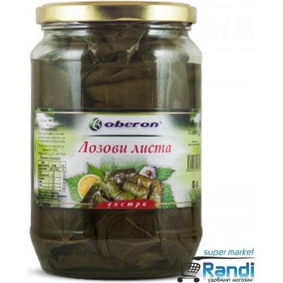 Oberon Лозови листа Оберон 680гр. буркан