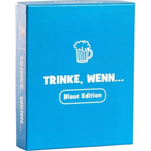 Spielehelden Trinke wenn. . . Blaue Edition Hra na pití 100+ otázek Počet hráčů: 2+ Věk: od 18 let (DDU30GTPBL) (DDU30GTPBL)