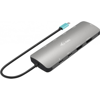 i-Tec USB-C Metal Nano 2x Display Docking Station + Power Delivery 100 W C31NANOHDM2DOCPD