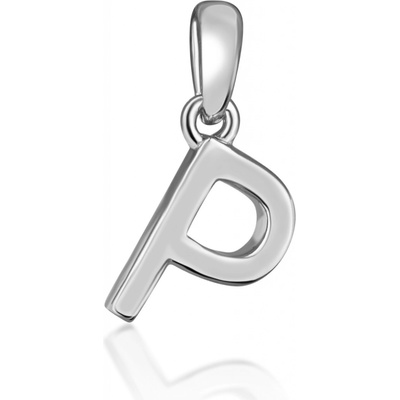 JVD strieborný prívesok písmeno "P" SVLP0948XH2000P