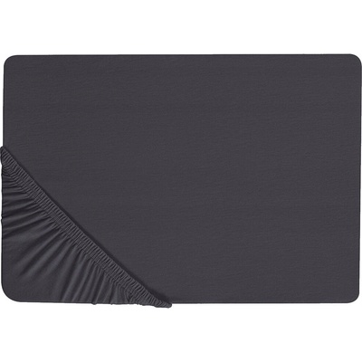Beliani Prostěradlo s gumou bavlna 200x200