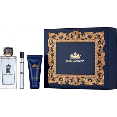 Dolce & Gabbana K by Dolce & Gabbana EDT 100 ml + balzám po holení 50 ml + EDT 10 ml dárková sada