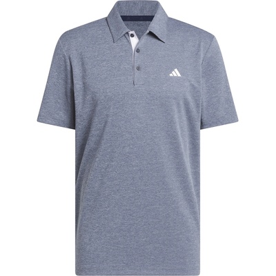 adidas Мъжка блуза с яка Adidas Heather Polo Shirt Mens - Light Navy