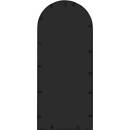 Image 1 of vidaXL Огледало, черно, 100x45 см, желязо, за употреба на закрито (3093544)