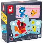 Janod Детски пъзел Janod - Parent and Baby Animals, 24 части (J02637) - baby