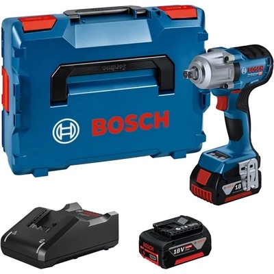 Акумулаторен ударен гайковерт Bosch GDS 18V-450 PC, 450 Nm, 1/2" квадрат, 2 x ProCORE18V 4.0Ah (06019K4102)