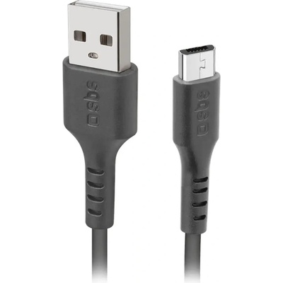 SBS LTHL200 USB-A - Micro-USB кабел 1m - Черен (LTHL200)