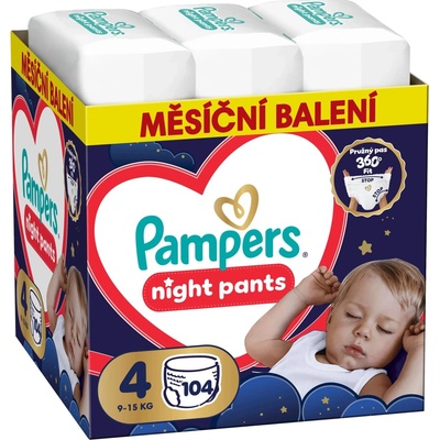 Pampers Night Pants 4 104ks