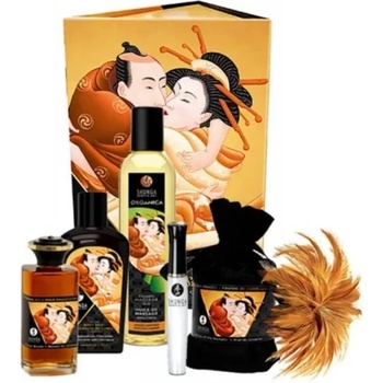 Комплект, интимна козметика и перо, сладки целувки - Sweet Kisses (SHUNGA0208)