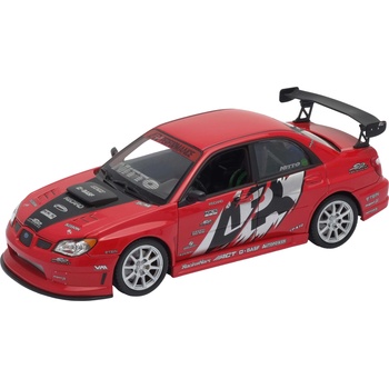 Welly Метална количка Welly - Subaru Impreza APR Performance, червена, 1: 24 (22487S-W)