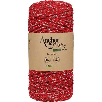 Anchor Crafty fine Metallic 503 Červená