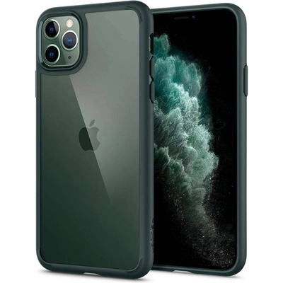 Spigen Ultra Hybrid Case - хибриден кейс с висока степен на защита за iPhone 11 Pro (зелен)