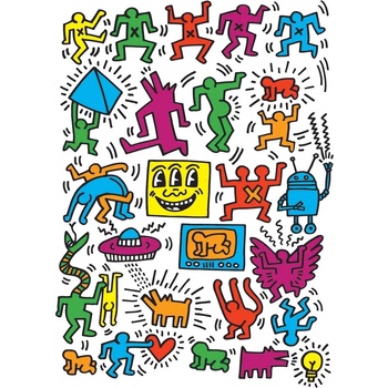 Image 1 of EUROGRAPHICS - Puzzle Keith Haring - Collage - 1 000 piese