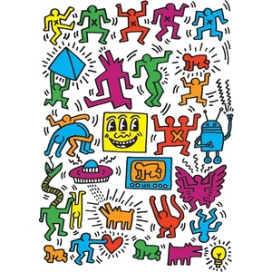 EUROGRAPHICS - Puzzle Keith Haring - Collage - 1 000 piese