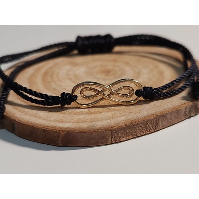 Мъжка гривна златна безкрайност