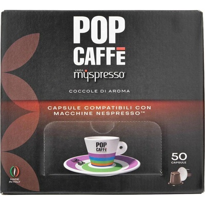 Pop Caffe kapsule kompatibilné Nespresso coccole di aroma 50 ks