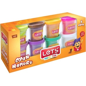 LET'S Комплект пластилин Let's 8 цвята L-8358
