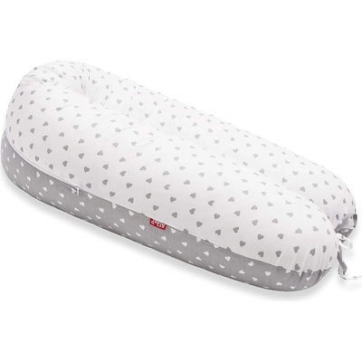 Scamp Kojící polštář Little Heart White Gray – Sleviste.cz