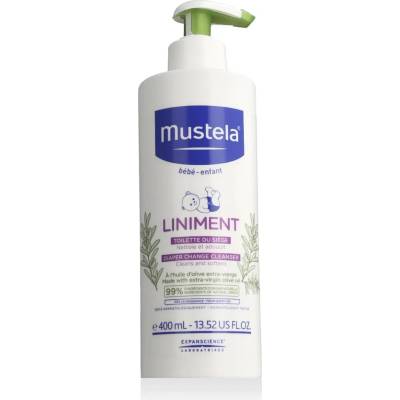 Mustela Bébé Liniment jemné čistiace mlieko pre deti od narodenia 400 ml