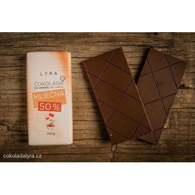 Čokoládovna Lyra NA VAŘENÍ mléčná 50% 140 g