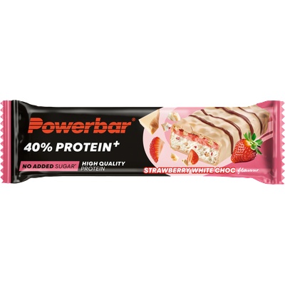PowerBar Протеинов бар 40% PROTEIN+ - Strawberry Whtie Choc