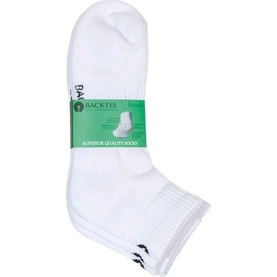 Backtee Ankle Sock 1x3 pairs Optical white