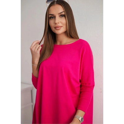 Oversize fuchsia blouse fuchsiová