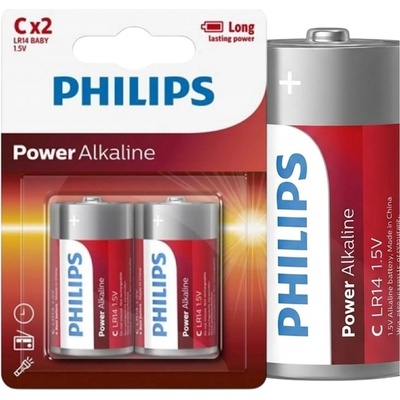 Philips Power Alkaline C 2ks LR14P2B/10