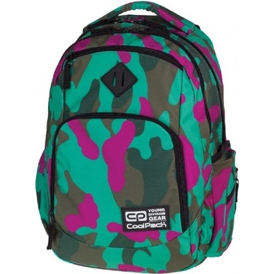 COOLPACK Cool Pack - Ученическа анатомична раница Break Camouflage - Emerald
