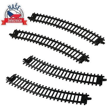 Rappa Naše Železnice koleje 4 ks zahnuté