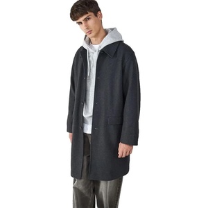 BALMOHK Палто Balmohk Soft Touch coat - Grey (Grey / Grey)