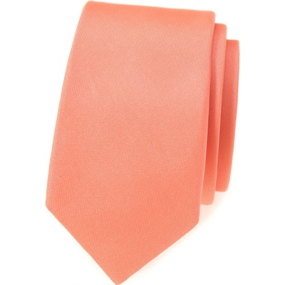 Avantgard Kravata Slim 551-7098 Lososová MAT
