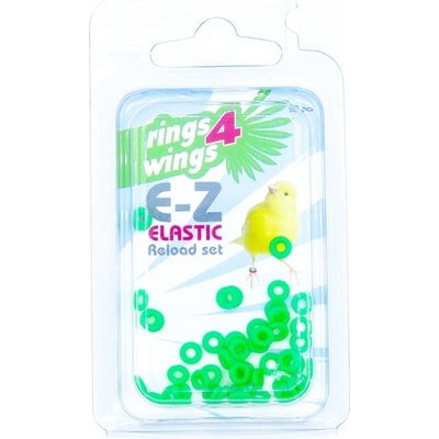 E-Z Elastic Ring Kroužky 3,5 mm 50 ks zelené