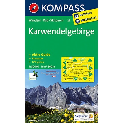 Kompass Karte Karwendelgebirge