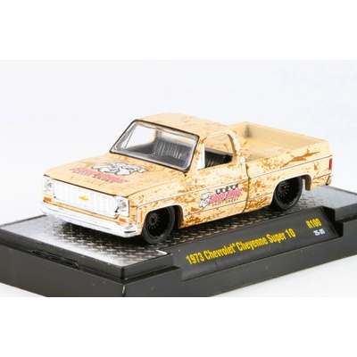 Chevrolet Cheyenne Super 10 1973 světlá hnědá 1:64 - M2 Machines