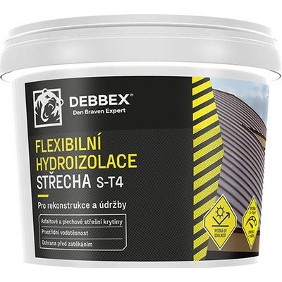 Den Braven Flexibilní hydroizolace STŘECHA S-T4 30 kg soudek černá CH00352