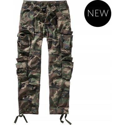 Kalhoty Brandit Adven Slim Fit woodland