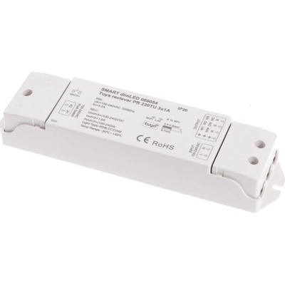 Přijímač dimLED Tuya PR 230TU 3x1A - Přijímač dimLED Tuya PR 230TU 3x1A TL-069054