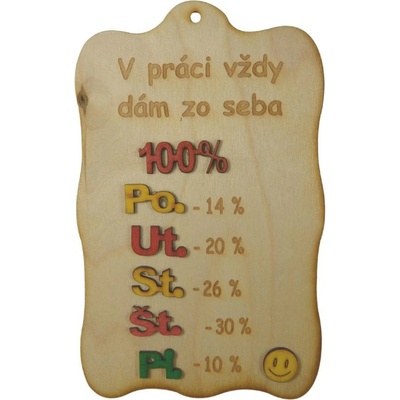 HOME Darčekový predmet TABUĽKA KVALITY 100% 19x12 cm