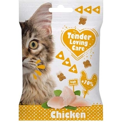 Duvo DUVO+ Tender Loving Care Mäkká pochúťka pre mačky s kuracím mäsom 50 g