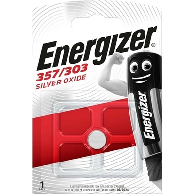 Energizer Часовникова батерия sr44, сребърен оксид, 1 бр. в опаковка (e300784001)