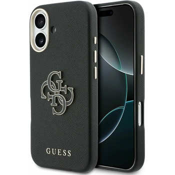 GUESS PU Resin Logo Задний Чехол за iPhone 17 Black Guess | Cheren | МЪЖЕ | UNI