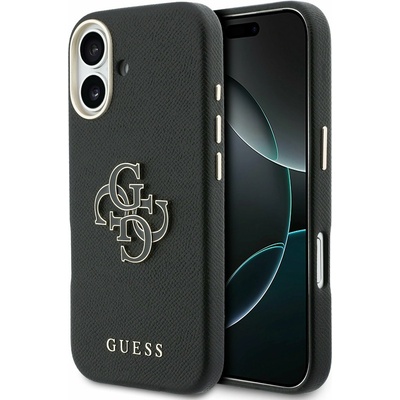 GUESS PU Resin Logo Задний Чехол за iPhone 17 Black Guess | Cheren | МЪЖЕ | UNI