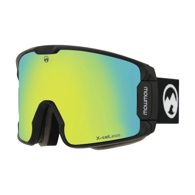 MowMow Маска за ски и сноуборд MowMow Legend M/L с черна рамка и златно/синя X-celLens плака (MMG-CM53)